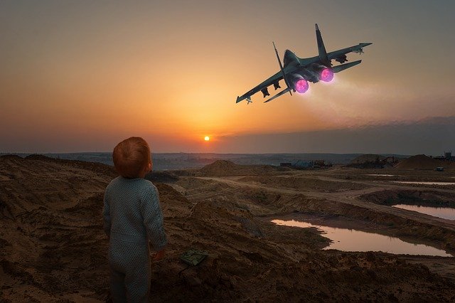 Free download sunset sky airplane military free picture to be edited with GIMP free online image editor