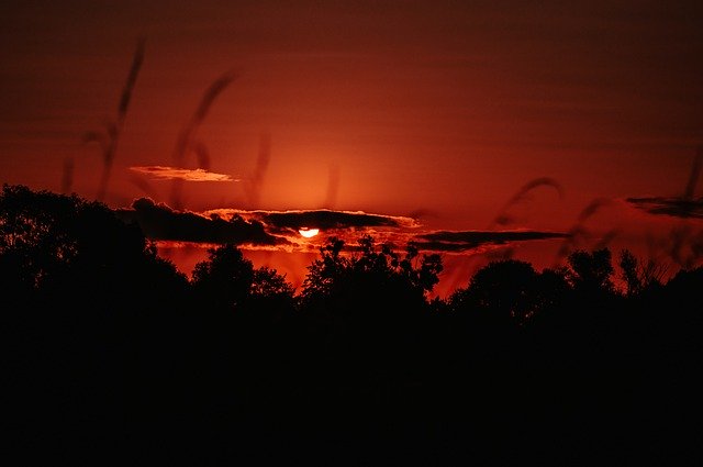 Free download sunset sky nature dusk outdoors free picture to be edited with GIMP free online image editor