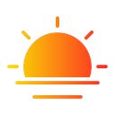 Sunset Sunrise  screen for extension Chrome web store in OffiDocs Chromium