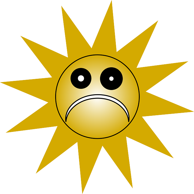 Descarga gratuita Sol Infeliz Calor - Gráficos vectoriales gratis en Pixabay ilustración gratuita para editar con GIMP editor de imágenes en línea gratuito