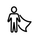Superhero  screen for extension Chrome web store in OffiDocs Chromium