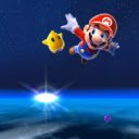 Super Mario Floating Outer Space Live Wallpaper  screen for extension Chrome web store in OffiDocs Chromium