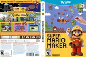 Free download Super Mario Maker Wii U Box Art free photo or picture to be edited with GIMP online image editor