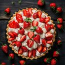 Sweet strawberry love cake  screen for extension Chrome web store in OffiDocs Chromium