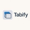 Tabify  screen for extension Chrome web store in OffiDocs Chromium