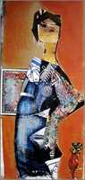 Free download tableaux_collages_guy_garnier_modigli_140x330 free photo or picture to be edited with GIMP online image editor