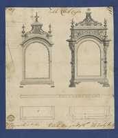 Free download Table Clock Cases, in Chippendale Drawings, Vol. I free photo or picture to be edited with GIMP online image editor