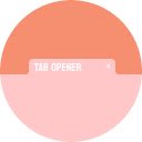 Tab Opener  screen for extension Chrome web store in OffiDocs Chromium
