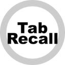 TabRecall  screen for extension Chrome web store in OffiDocs Chromium