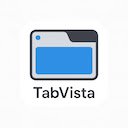 TabVista  screen for extension Chrome web store in OffiDocs Chromium