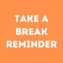 Take A Break Reminder  screen for extension Chrome web store in OffiDocs Chromium