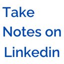 Take notes on Linkedin  screen for extension Chrome web store in OffiDocs Chromium