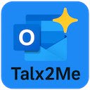 Talx2Me Outlook Smart Reply  screen for extension Chrome web store in OffiDocs Chromium