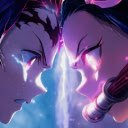 Tanjiro vs Nezuko Demon Slayer Gameograf  screen for extension Chrome web store in OffiDocs Chromium