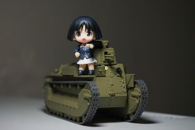 Free download tank type 89 toy figurine model free picture to be edited with GIMP free online image editor