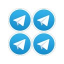 Pantalla de varias cuentas de Telegram para la extensión Chrome web store en OffiDocs Chromium