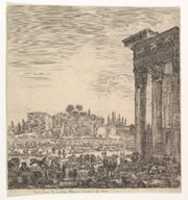 Free download Temple of Antonine and Campo Vaccino free photo or picture to be edited with GIMP online image editor