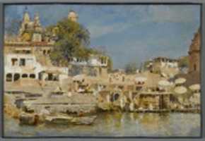 Free download Temples and Bathing Ghat at Benares free photo or picture to be edited with GIMP online image editor