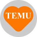 Temu Wishlist Button  screen for extension Chrome web store in OffiDocs Chromium