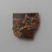 Free download Terracotta applique fragment of ivy leaves and berries free photo or picture to be edited with GIMP online image editor