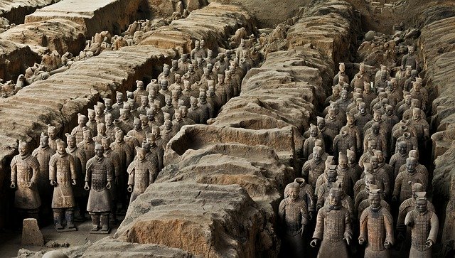 Free download terracotta army china xi an soldier free picture to be edited with GIMP free online image editor