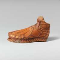 Free download Terracotta aryballos in the form of a sandaled foot free photo or picture to be edited with GIMP online image editor