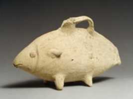 Free download Terracotta askos (vessel) in the form of a fish free photo or picture to be edited with GIMP online image editor