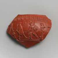 Free download Terracotta fragment of a bowl free photo or picture to be edited with GIMP online image editor