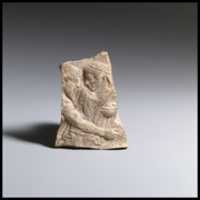Free download Terracotta fragment of a votive relief free photo or picture to be edited with GIMP online image editor