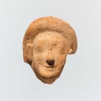 Free download Terracotta fragment of a womans head free photo or picture to be edited with GIMP online image editor