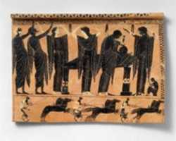 Free download Terracotta funerary plaque free photo or picture to be edited with GIMP online image editor