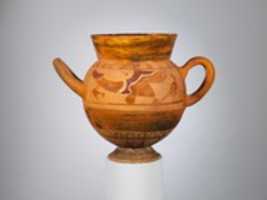 Free download Terracotta globular cup with two handles free photo or picture to be edited with GIMP online image editor