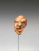 Free download Terracotta head of a male dwarf free photo or picture to be edited with GIMP online image editor