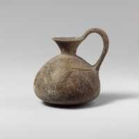 Free download Terracotta jug with incised decoration free photo or picture to be edited with GIMP online image editor
