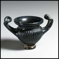 Free download Terracotta kantharos (drinking cup with high handles) free photo or picture to be edited with GIMP online image editor