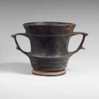 Free download Terracotta kantharos: karchesion (deep cylindrical drinking cup) free photo or picture to be edited with GIMP online image editor