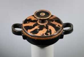 Free download Terracotta lekanis (covered dish) free photo or picture to be edited with GIMP online image editor