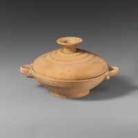 Free download Terracotta lekanis (dish) with lid free photo or picture to be edited with GIMP online image editor