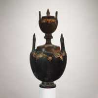 Free download Terracotta lid of the lebes gamikos 96.9.20 (jar associated with weddings) free photo or picture to be edited with GIMP online image editor