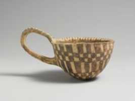 Free download Terracotta loop-handled cup free photo or picture to be edited with GIMP online image editor