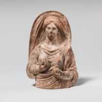 Free download Terracotta mask of woman to hips free photo or picture to be edited with GIMP online image editor