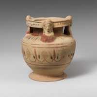Free download Terracotta pyxis with lid (box) free photo or picture to be edited with GIMP online image editor
