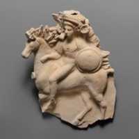 Free download Terracotta relief of a horseman free photo or picture to be edited with GIMP online image editor