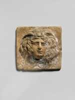 Free download Terracotta relief plaque with head of Medusa free photo or picture to be edited with GIMP online image editor