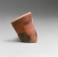 Free download Terracotta rim fragment from a straight-sided open vase free photo or picture to be edited with GIMP online image editor
