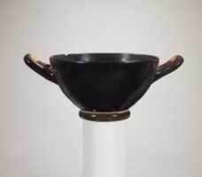 Free download Terracotta skyphos (deep drinking cup) free photo or picture to be edited with GIMP online image editor