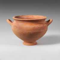 Free download Terracotta skyphos (deep drinking cup) with lid free photo or picture to be edited with GIMP online image editor
