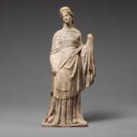Free download Terracotta statuette of a draped  woman free photo or picture to be edited with GIMP online image editor