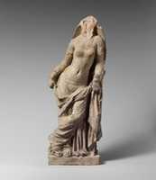 Free download Terracotta statuette of a veiled woman free photo or picture to be edited with GIMP online image editor