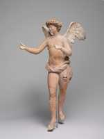 Free download Terracotta statuette of Eros flying free photo or picture to be edited with GIMP online image editor